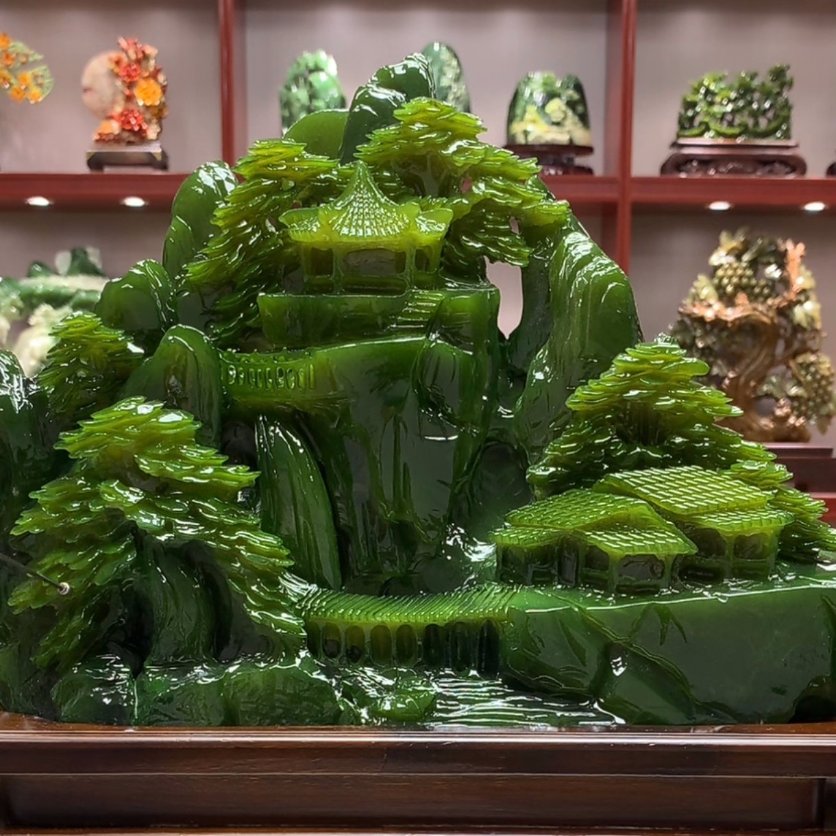 82107家居装饰雕刻摆件玄关电视柜客厅办公室乔迁开业礼物