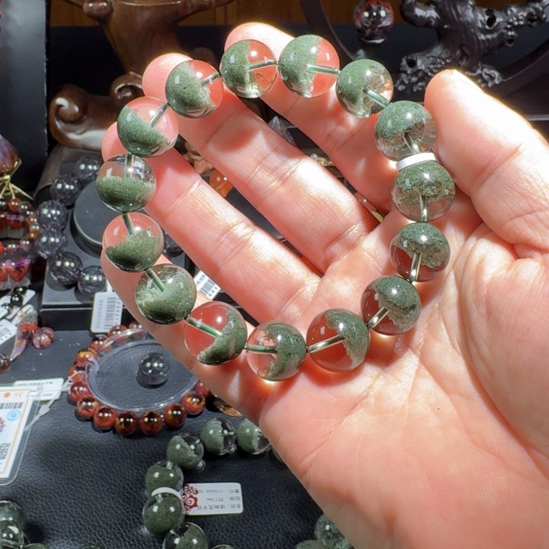 水晶手链未镶嵌✨*绿幽灵15