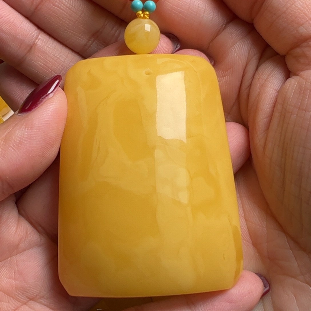 蜜蜡毛衣链未镶嵌无优化