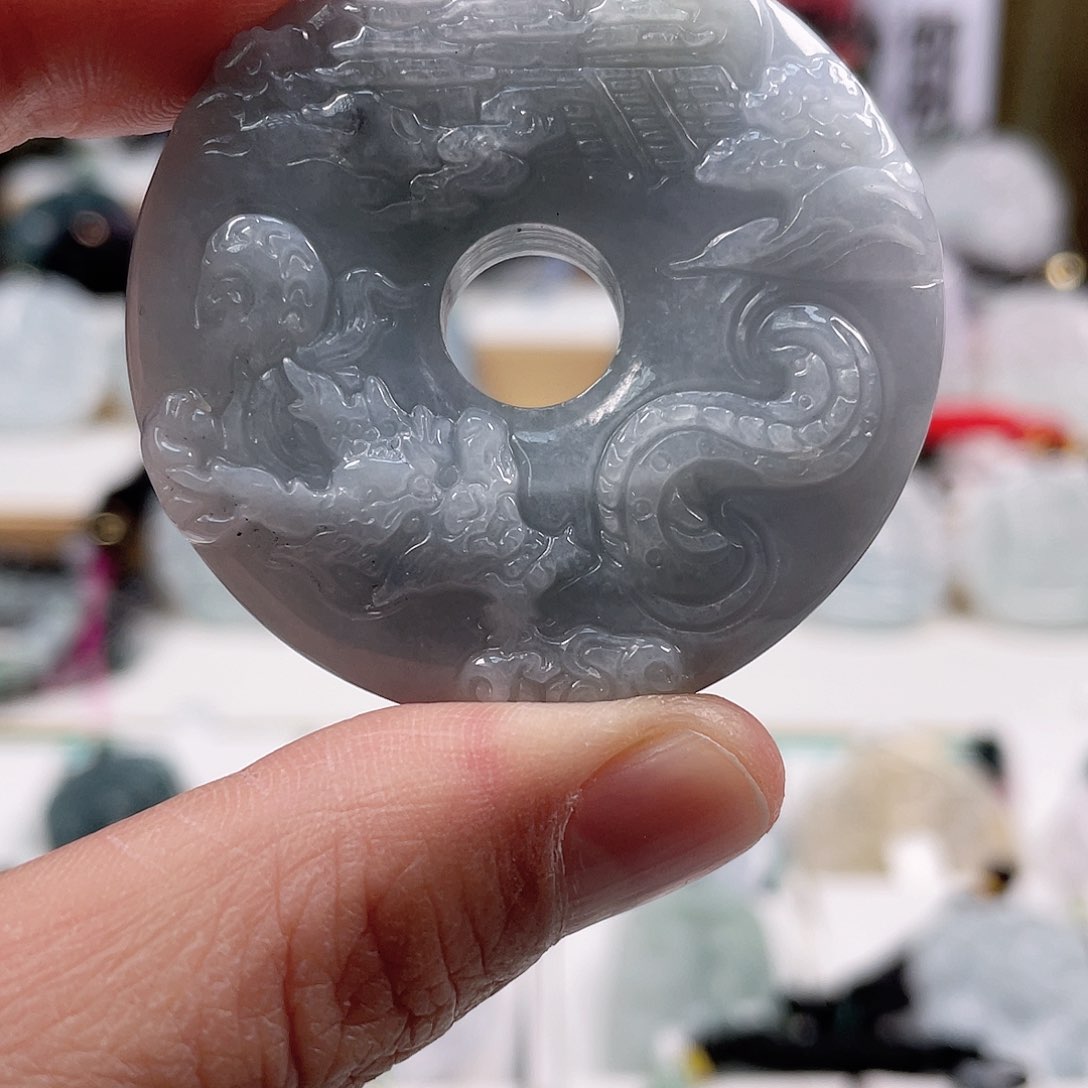 翡翠颈饰未镶嵌0479挂件