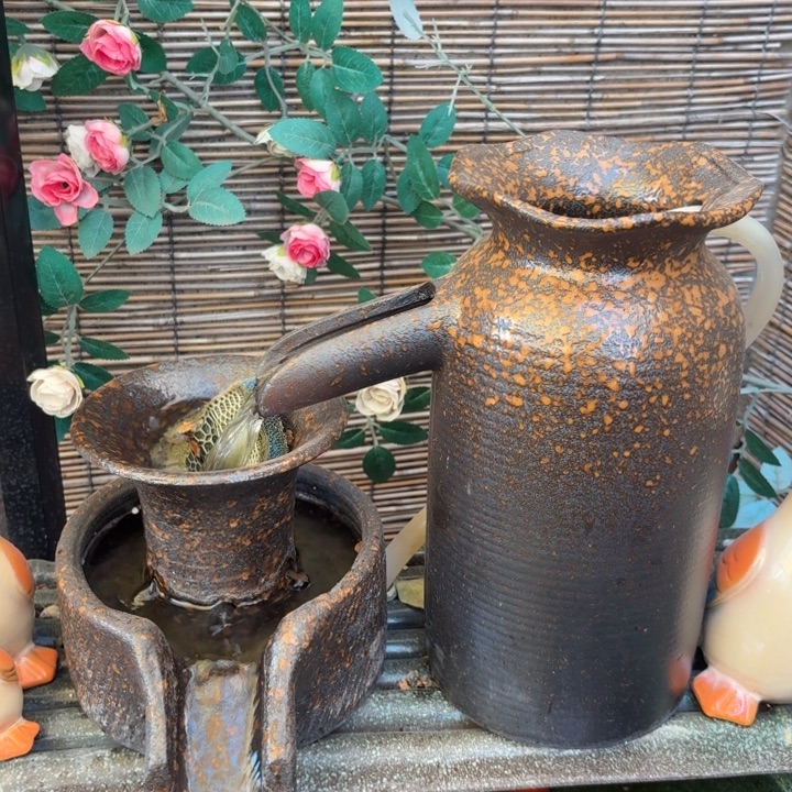 粗陶口径13/27，13/15/15➕10W水泵➕水管➕过滤棉