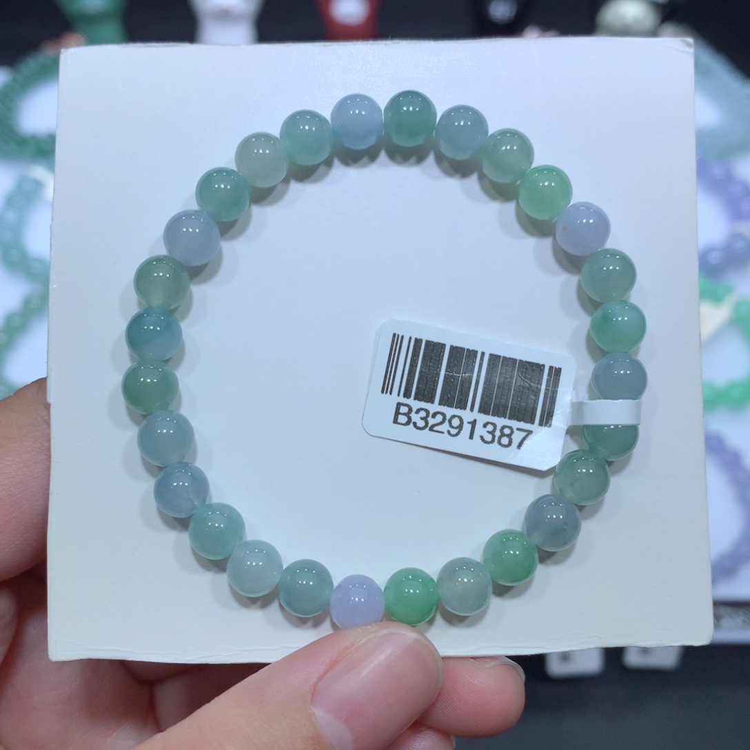 翡翠未镶嵌手串天然