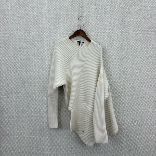 99新 LouisVuitton/路易威登 秀款不规则羊毛针织毛衣S码ys001402