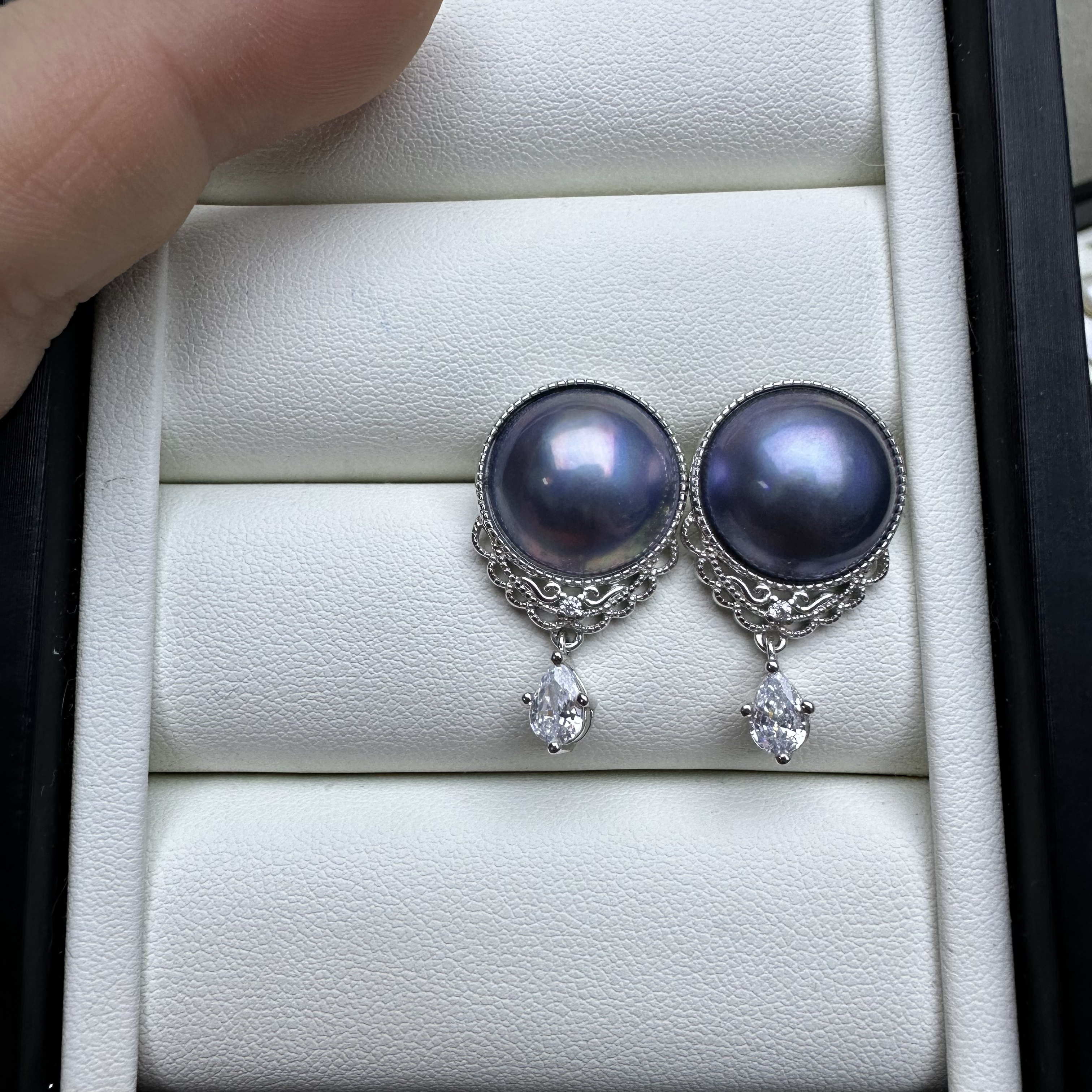 直播间链接海水马贝耳钉