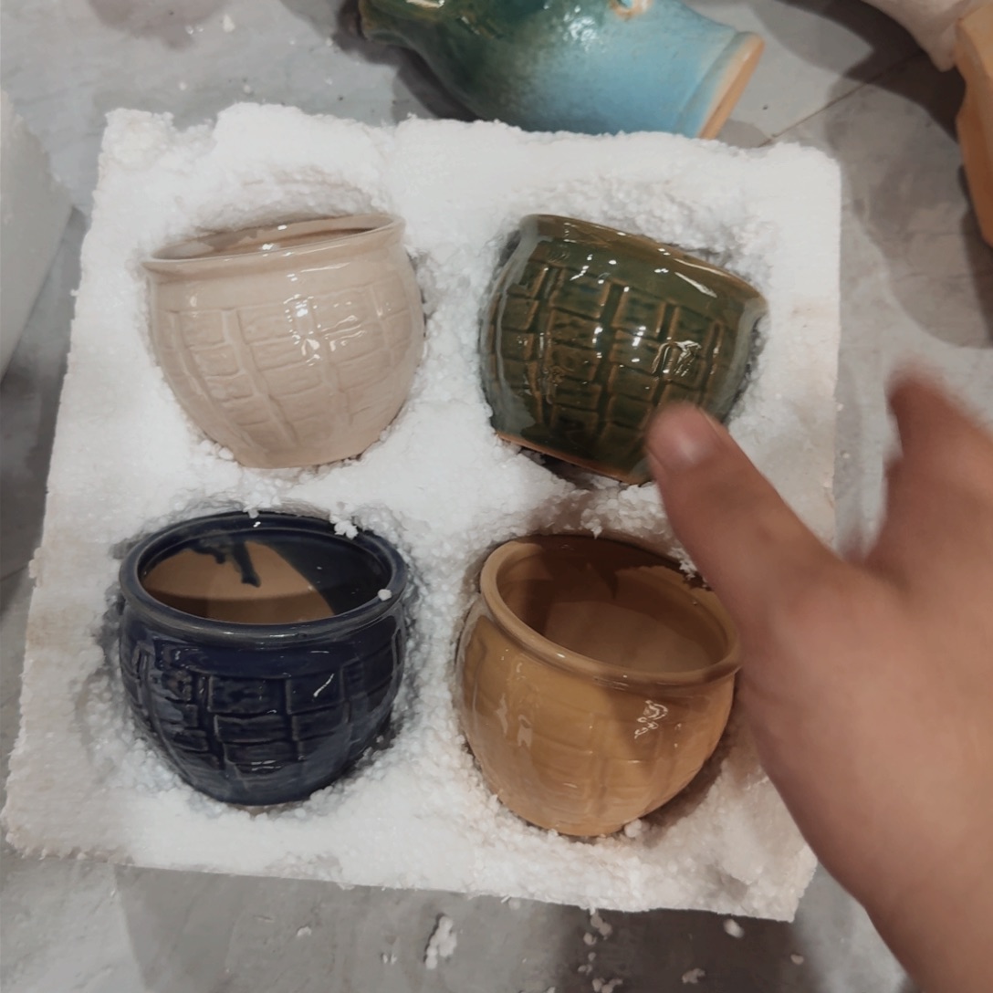 紫砂花盆粗陶盆醋