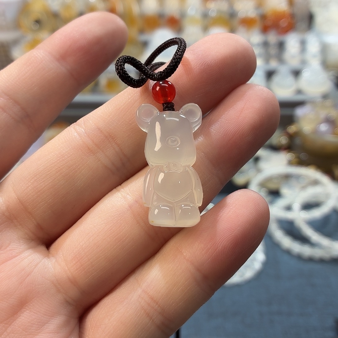 半****玛瑙/玉髓未镶嵌吊坠(不含链)