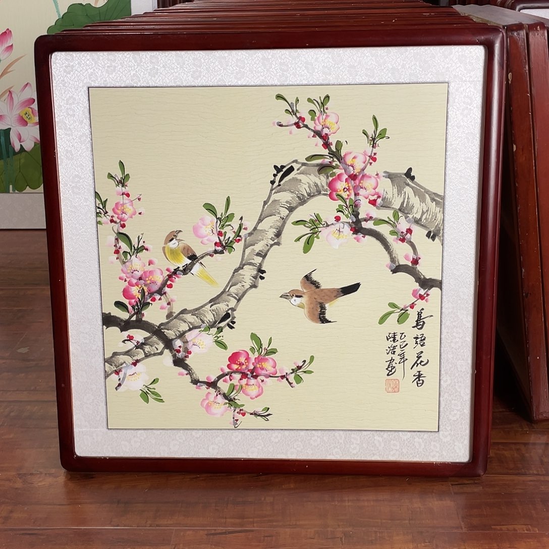 国画带框尺寸63*63厘米