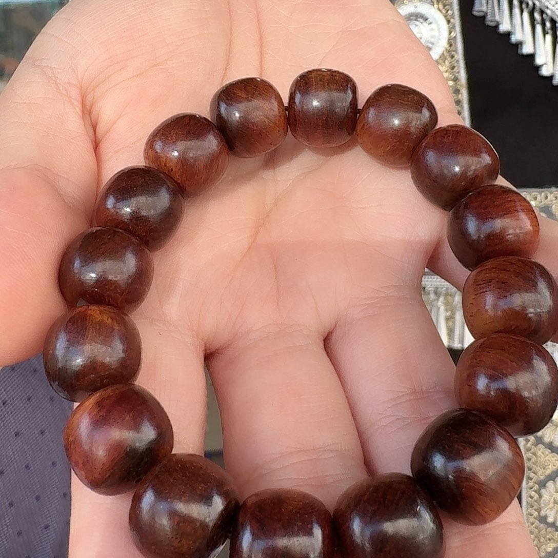 黄花梨/降香黄檀手串/手链海南黄花梨1314老油梨23克