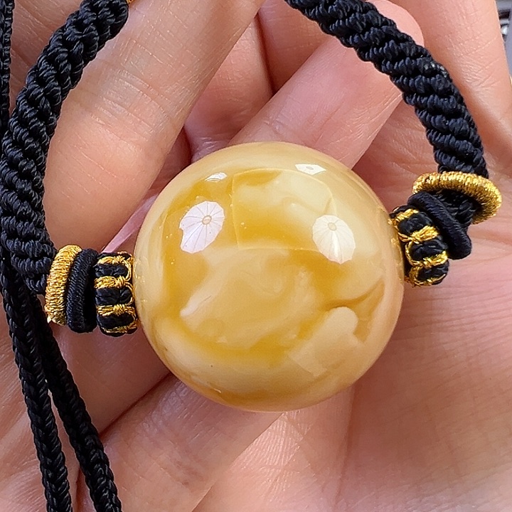 蜜蜡颈饰未镶嵌蜜蜡