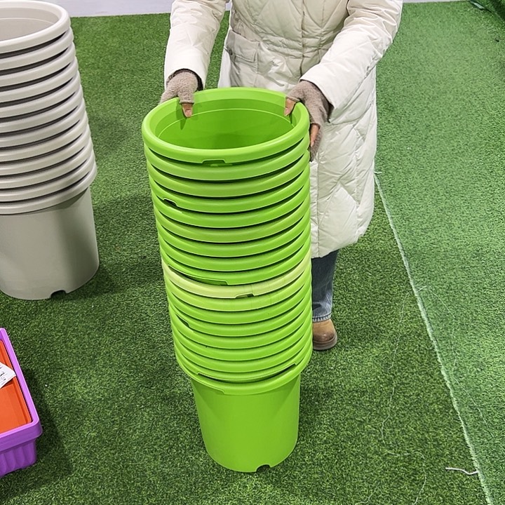 微瑕四季7号口33高33果绿色无托6只