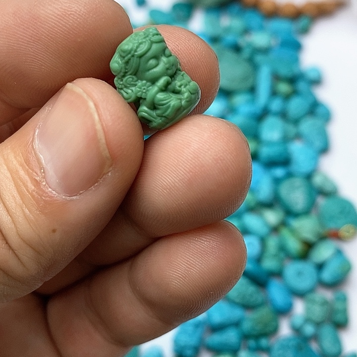 绿松石珠宝奇石未镶嵌