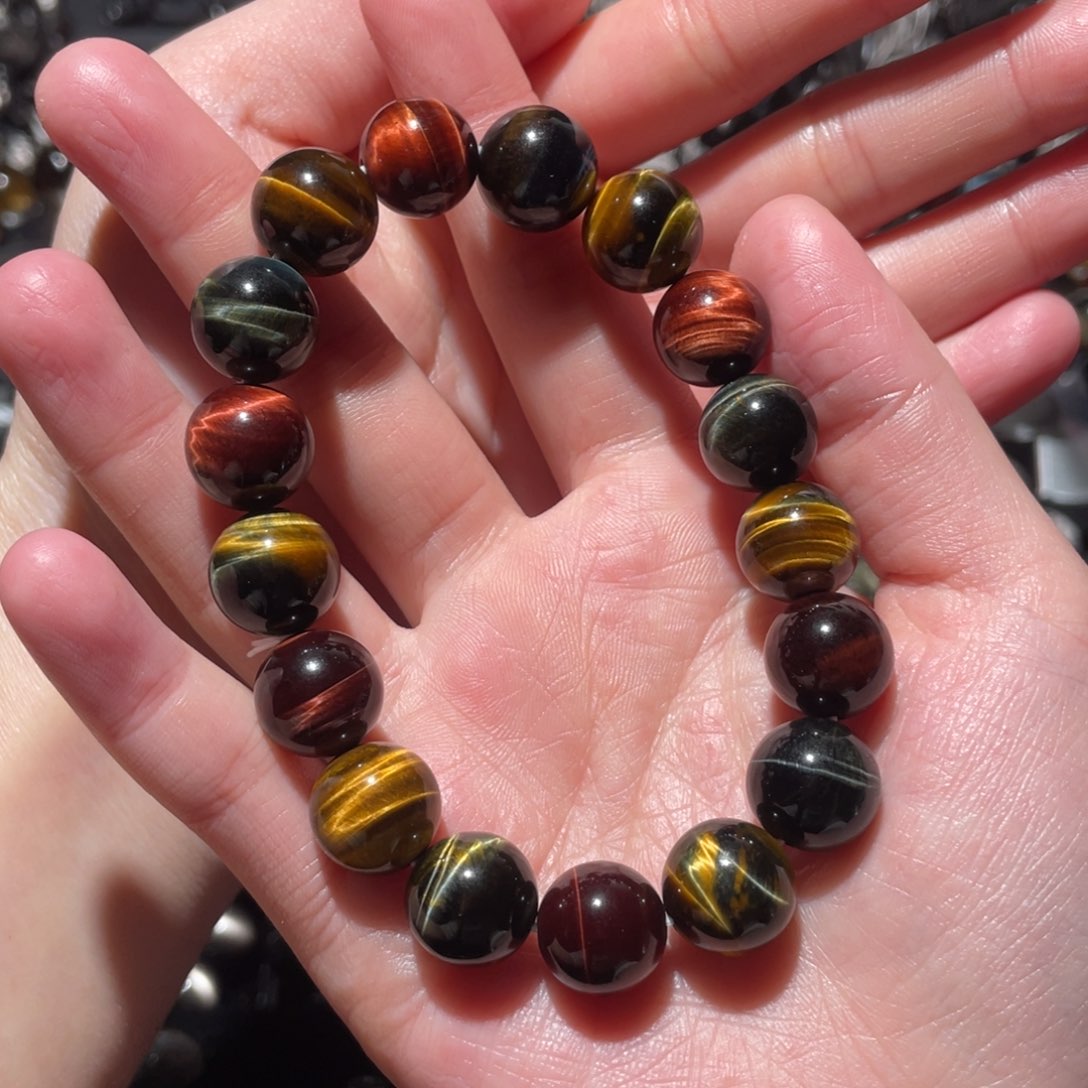 木变石（虎睛石）手串未镶嵌唔***姐