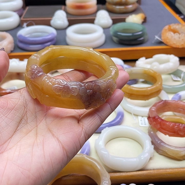 未镶嵌手镯石英质玉用****0