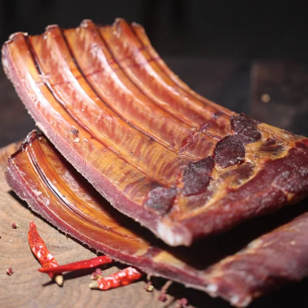 【现称称重计费】农家柴火烟熏腊排骨 赠品直播间讲解为准