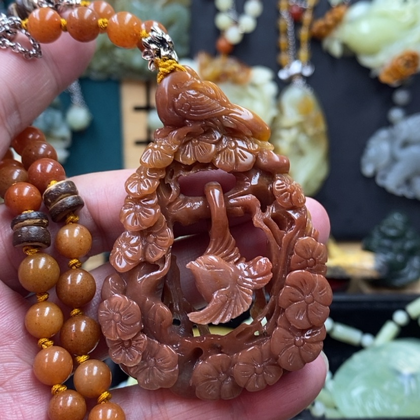 【闪购商品】蛇纹石玉吊坠未镶嵌