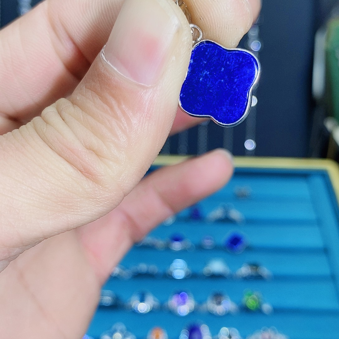 紫晶珠宝半成品银S925镶嵌