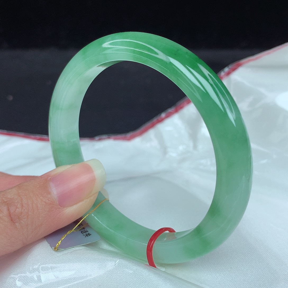 翡翠手镯未镶嵌58圈0149贵妃