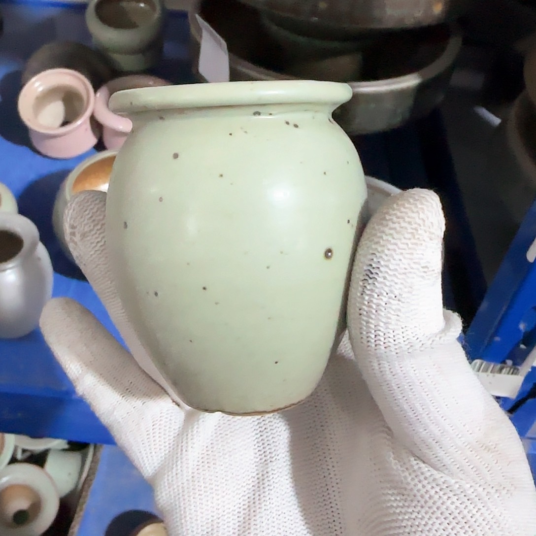 瓷片景德镇手工花盆