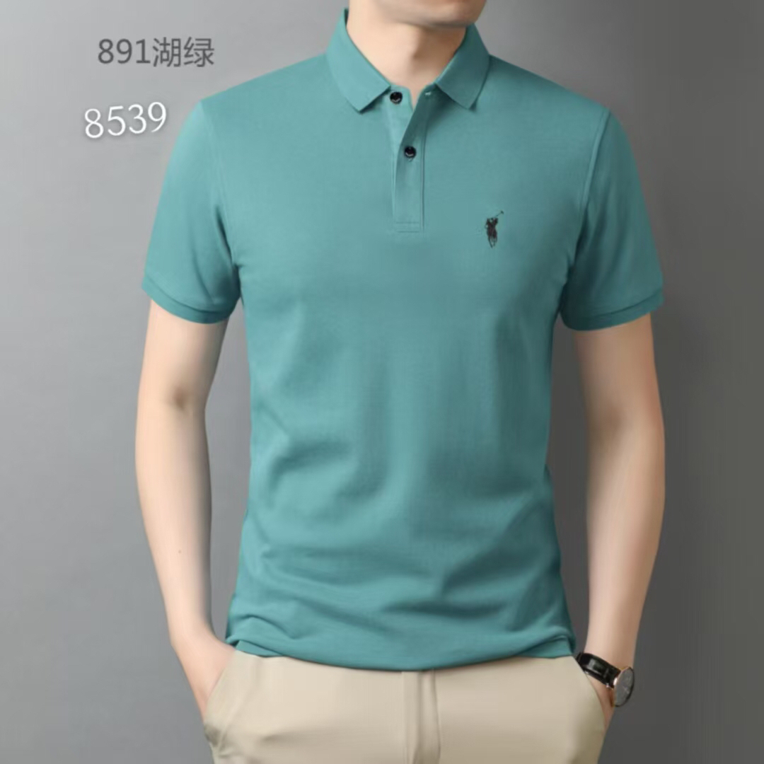 《霞姐服饰》夏季新款男士翻领polo商务短袖衫休闲时尚潮流：891