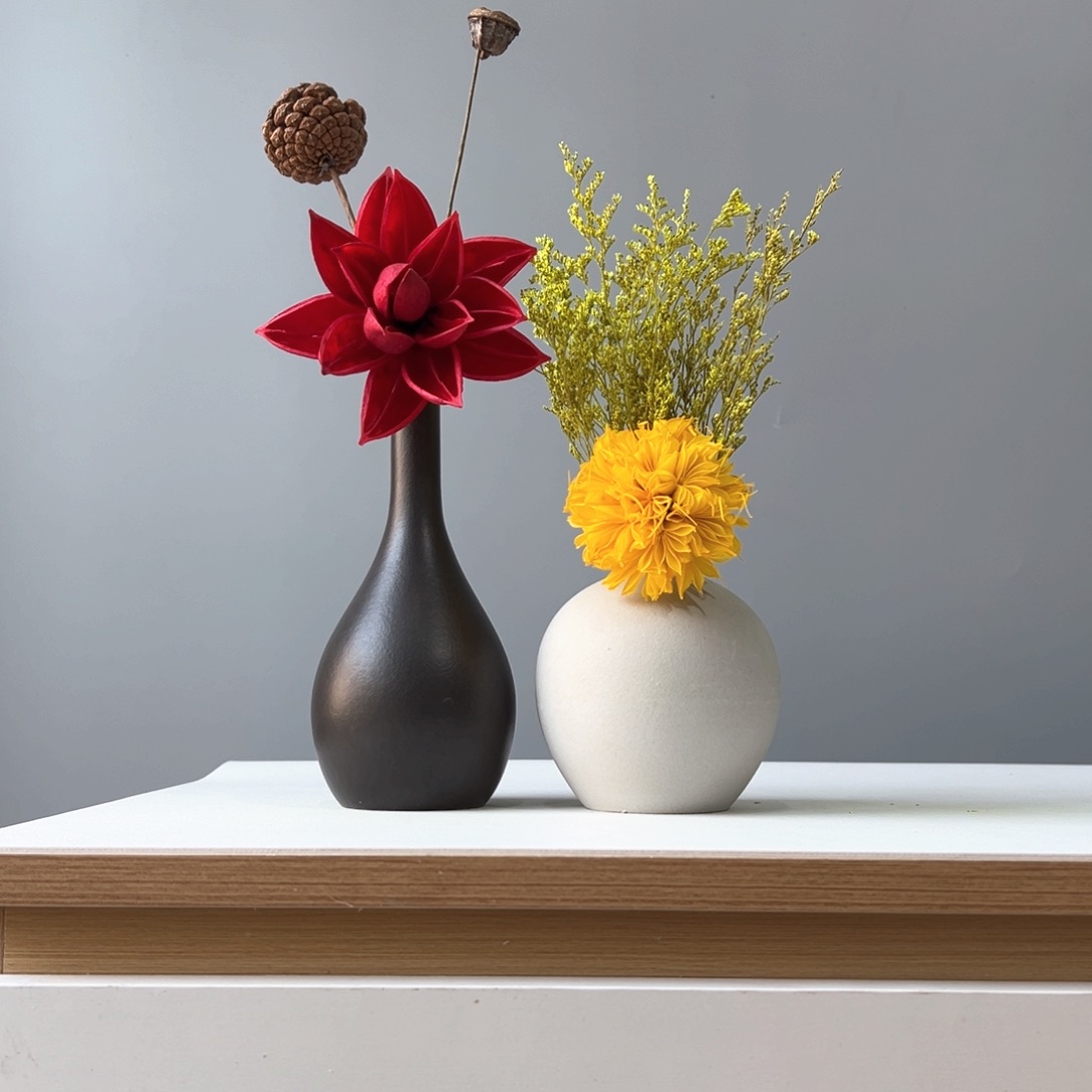 瓶花瓶带花高度20-30厘米左右