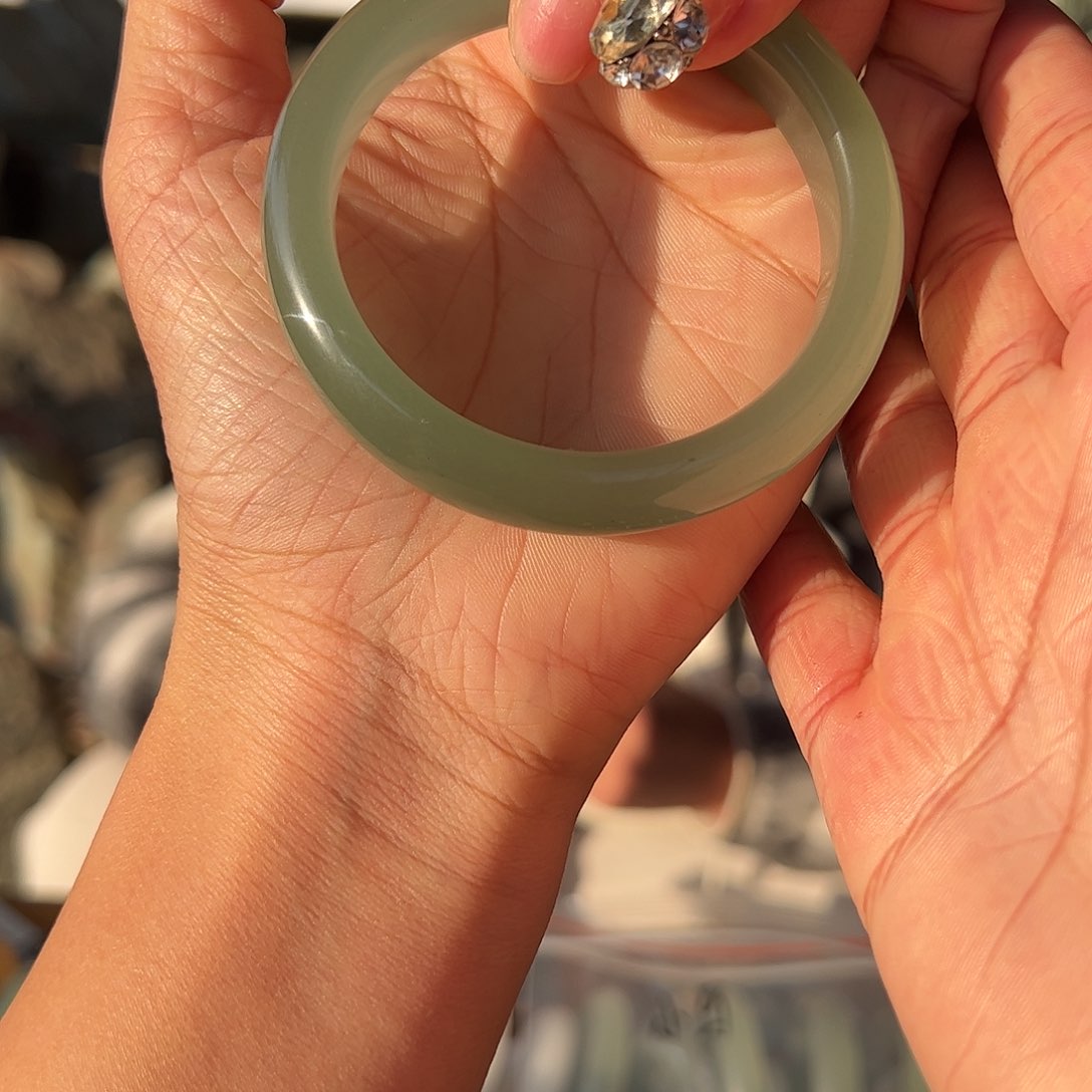 绿东陵冰晴水手镯