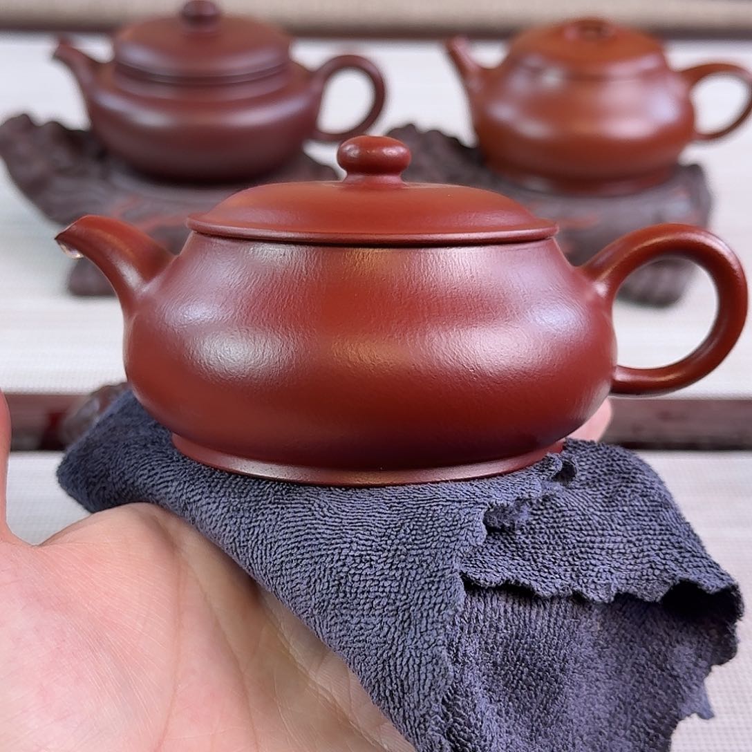 紫砂茶壶160cc大红袍明炉