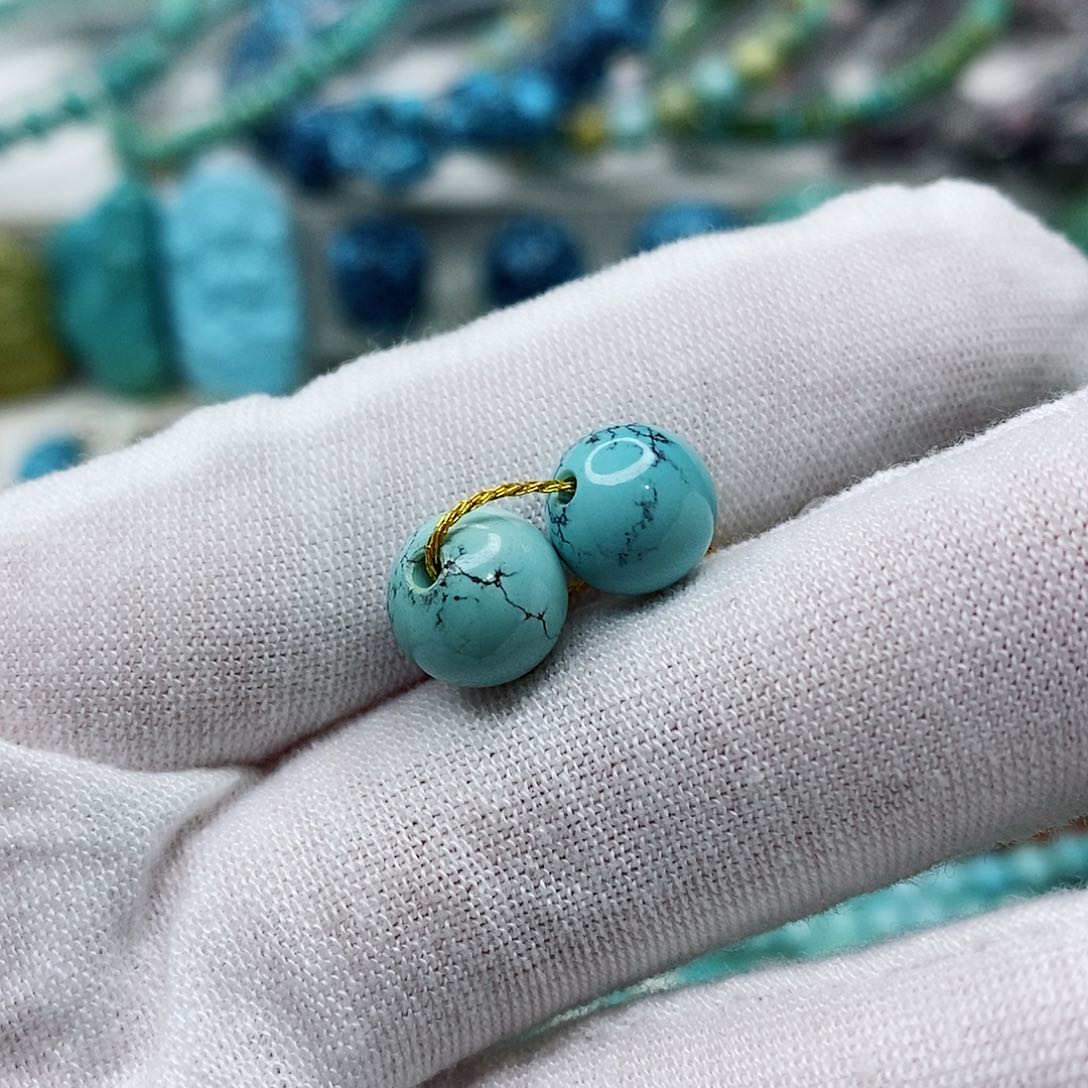 绿松石珠宝奇石未镶嵌