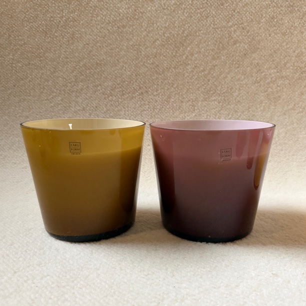 大容量手工琉璃杯香薰蜡烛