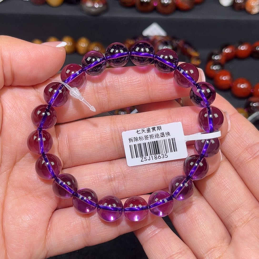 紫水晶手链A10未镶嵌水晶顺**意