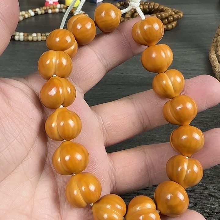 星月菩提手串卷王文玩闪拍--47