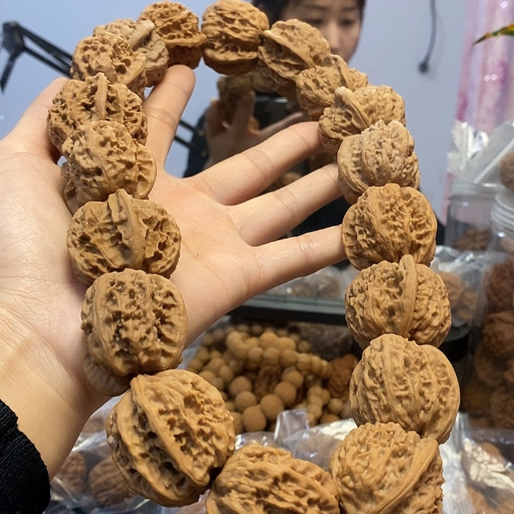 把件文玩核桃35野狼手持