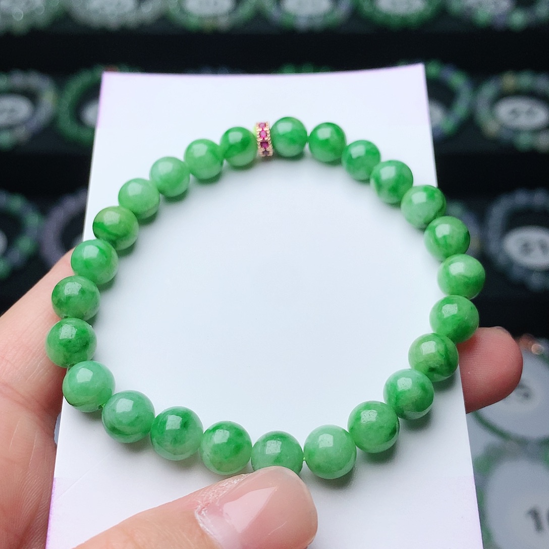 未镶嵌手链翡翠翡翠