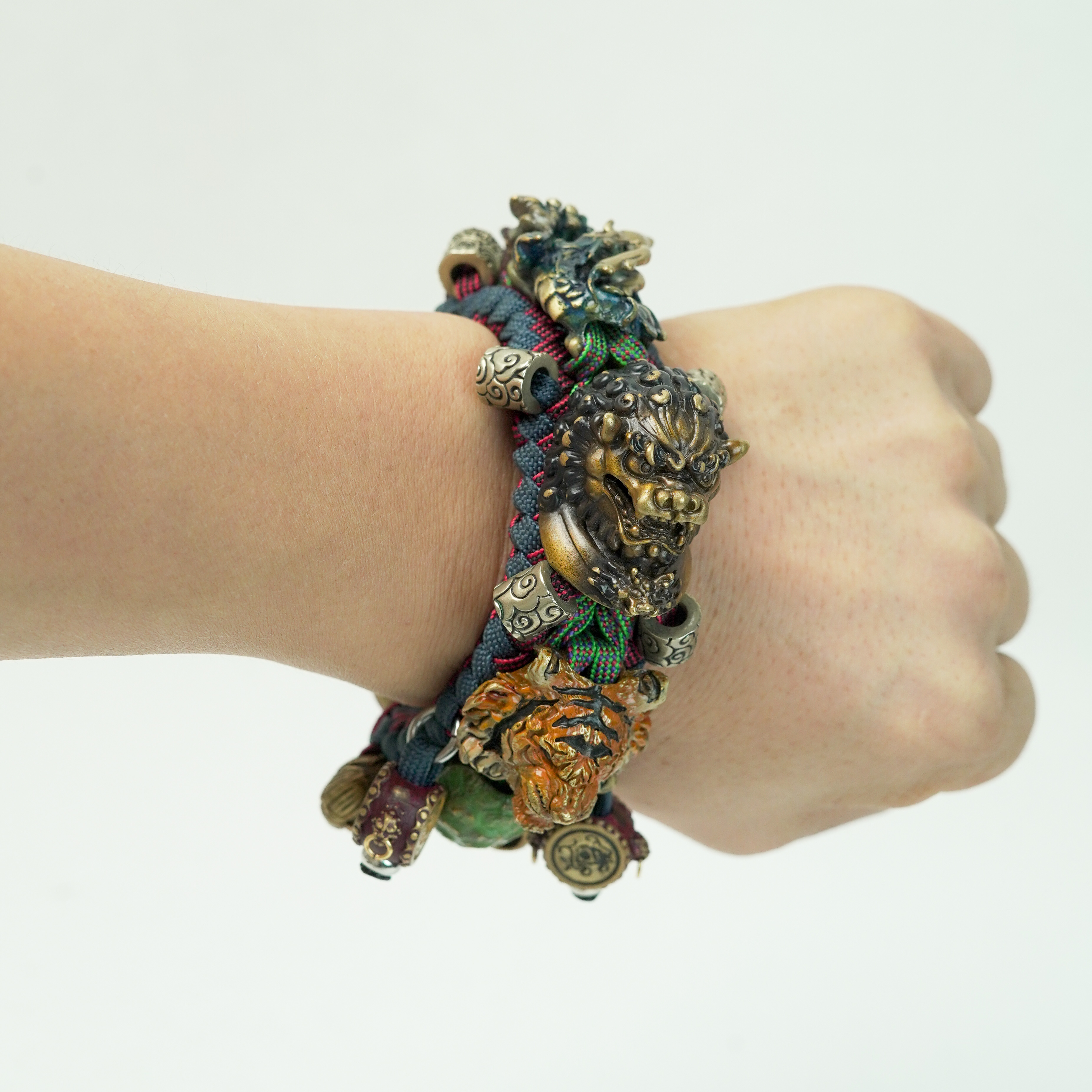 显若 黄铜布艺手链 【搭配链接叁】自选款订单式制作详情有实例图 