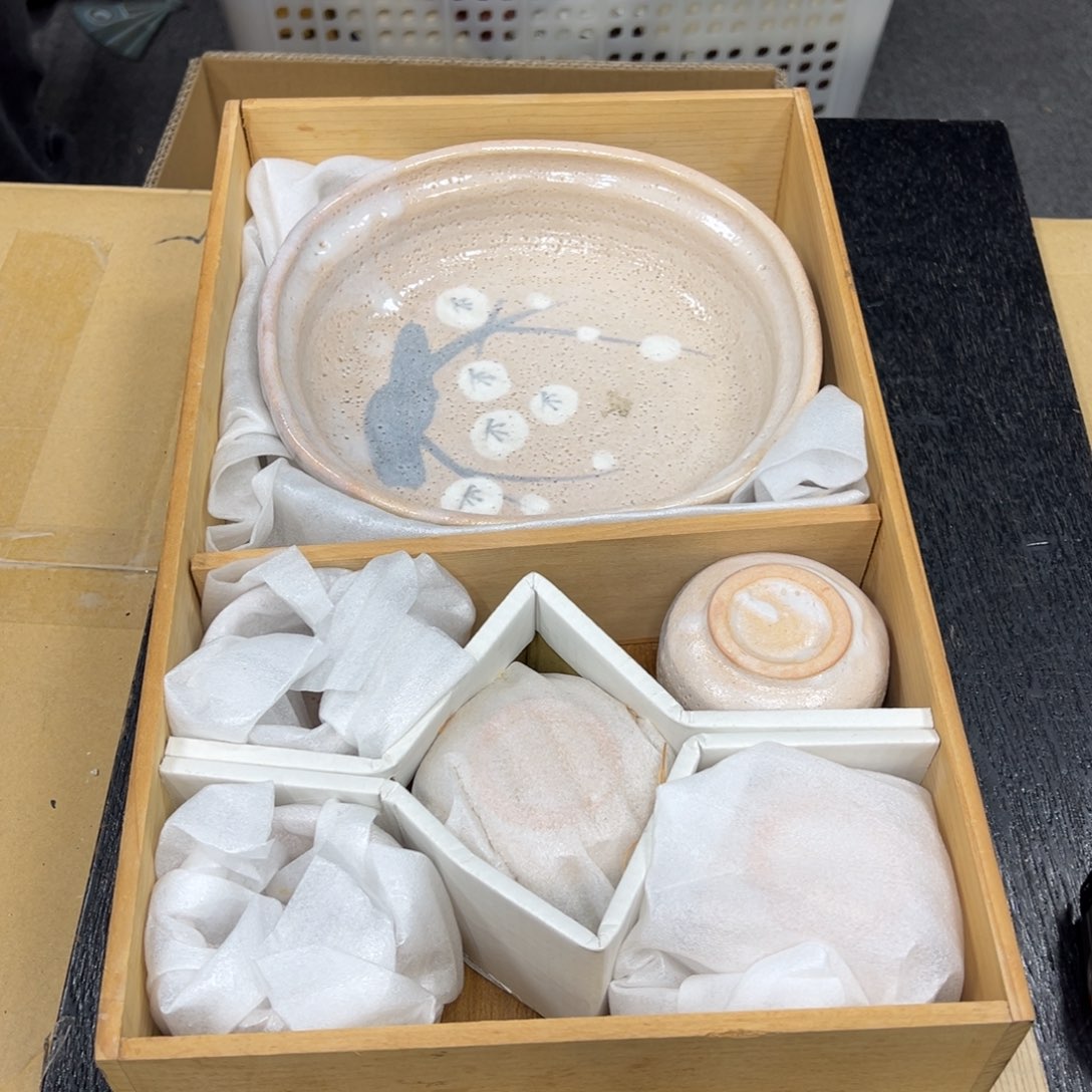 陶瓷日本中古工艺品摆件