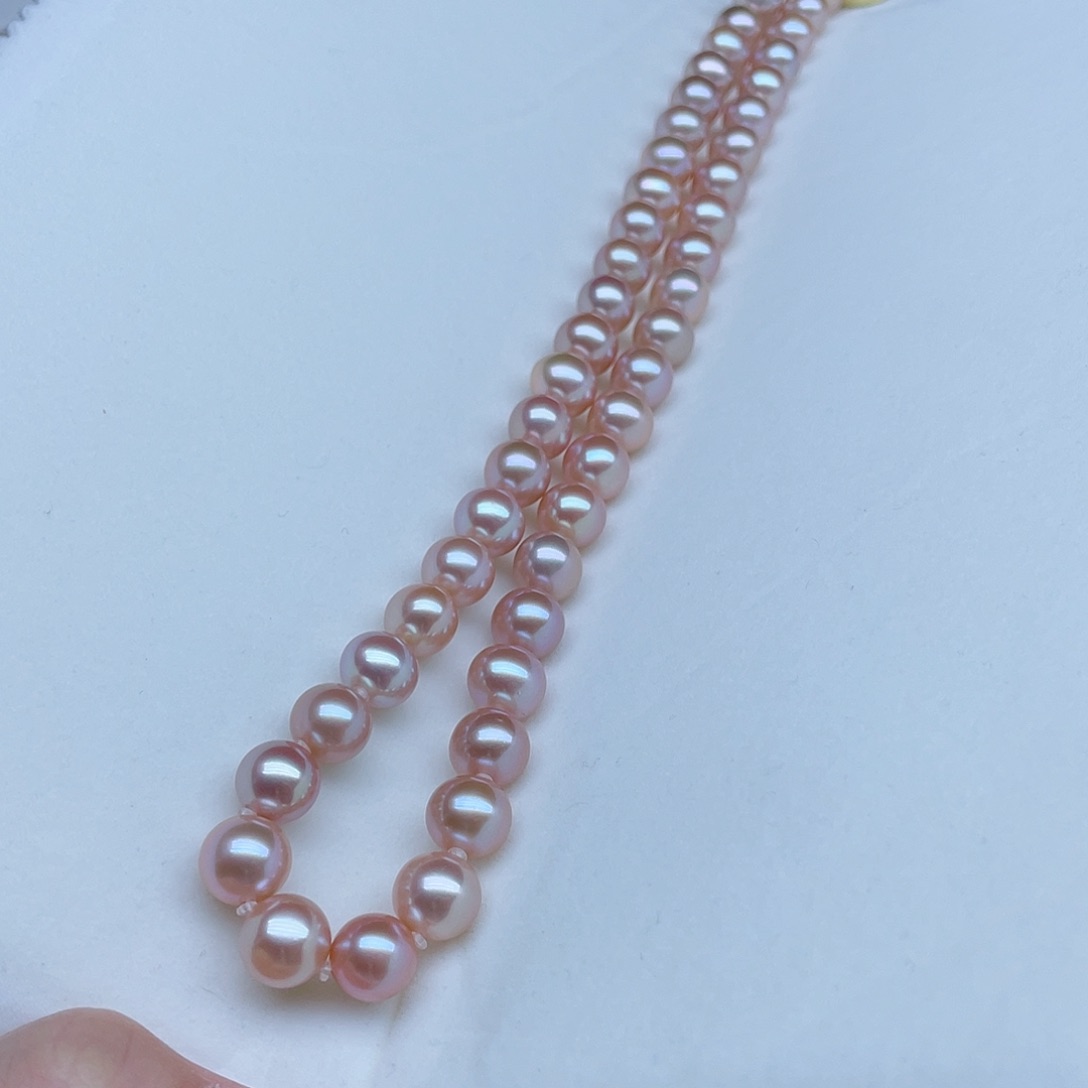 淡水珍珠颈饰银S925镶嵌