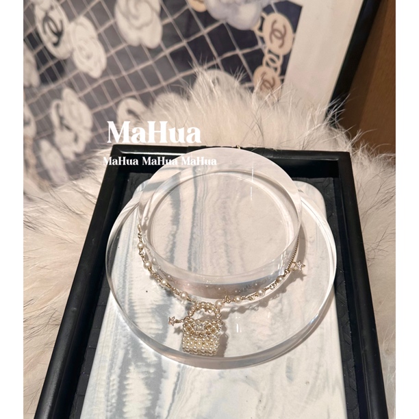 铜合金项链 P1724 小香贝珠包包项链