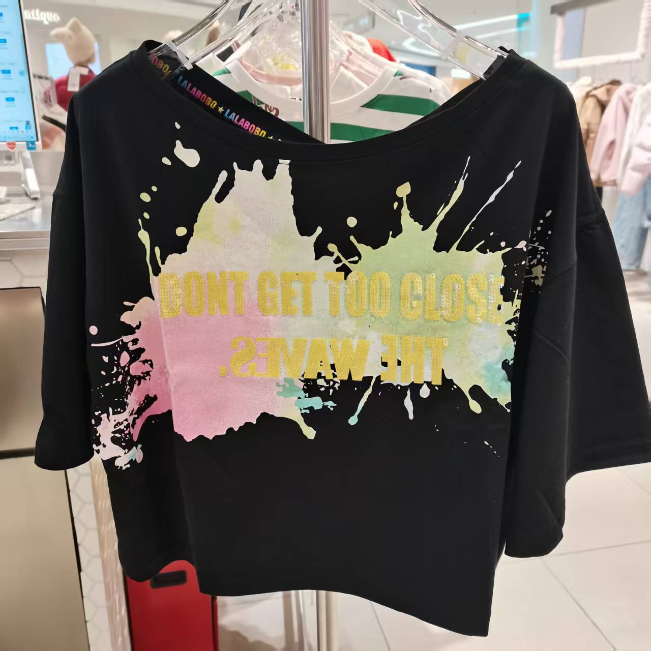 南京【微瑕不退不换】LABO字母图案短袖T恤L20B-WSDT25