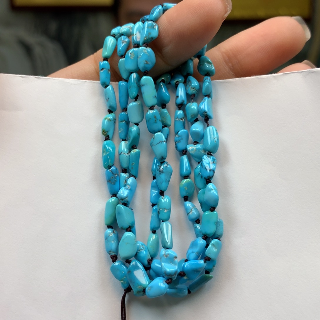 绿松石长链未镶嵌