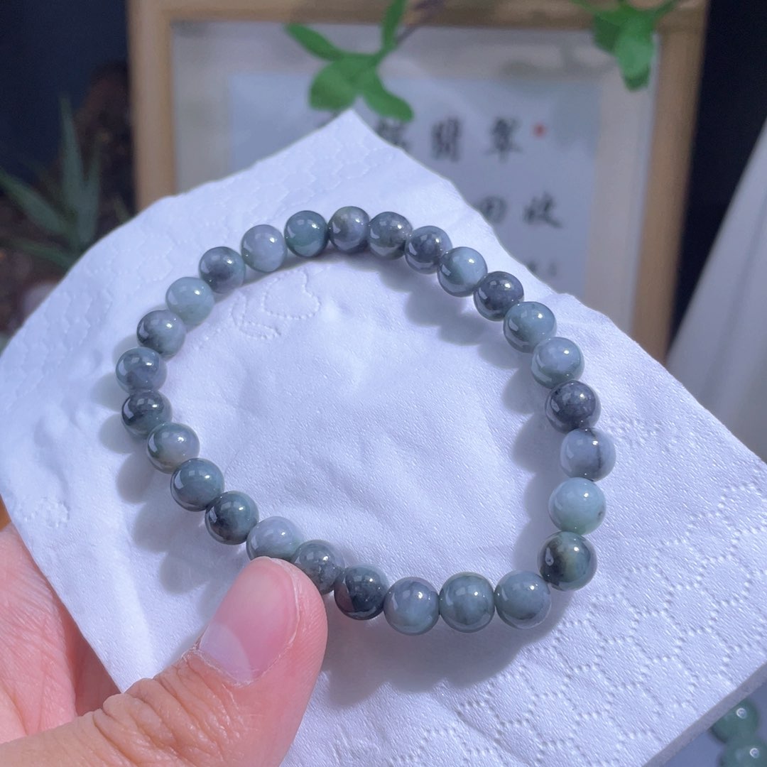 翡翠未镶嵌颈饰手串6