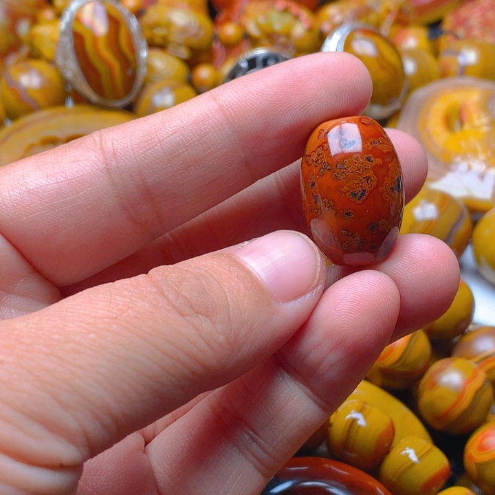 未镶嵌桶珠玛瑙/玉髓