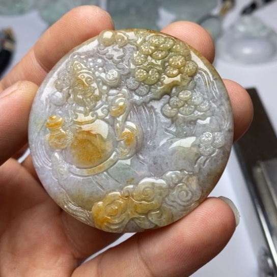 翡翠未镶嵌颈饰翡翠