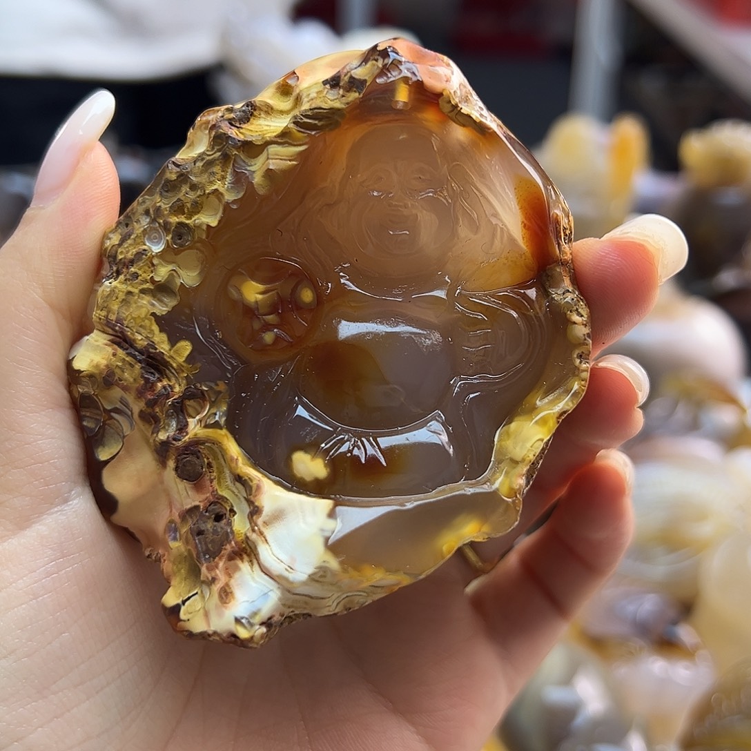 玛瑙/玉髓未镶嵌吊坠(不含链)