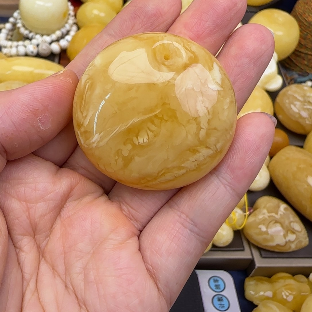 未镶嵌蜜蜡颈饰天然蜜蜡