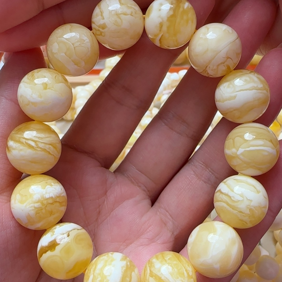 琥珀手链未镶嵌蜜蜡