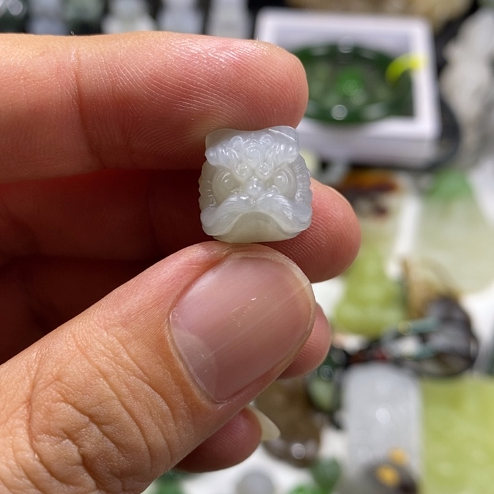 和田玉（糖玉）未镶嵌车挂