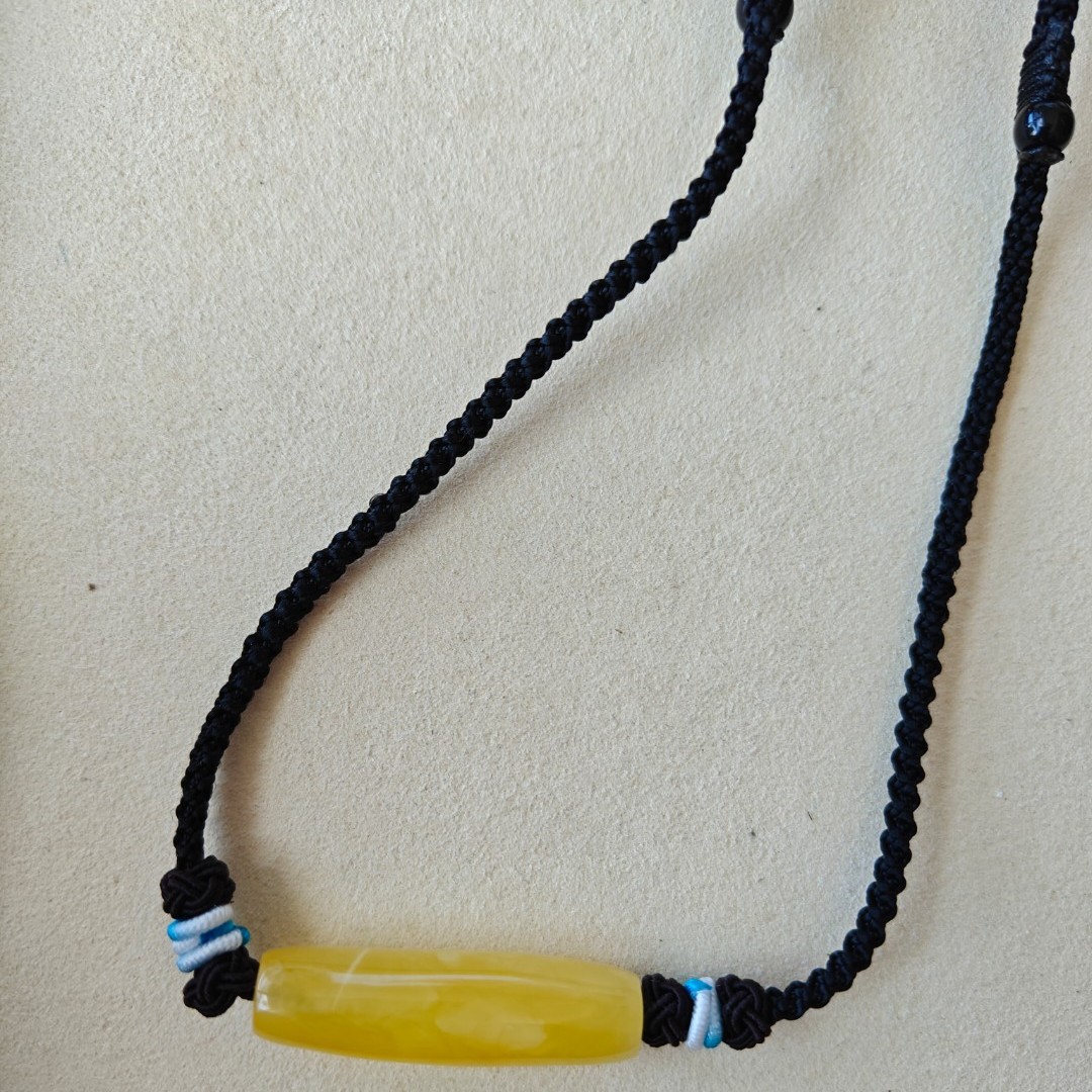 diy 蜜蜡链子吊坠