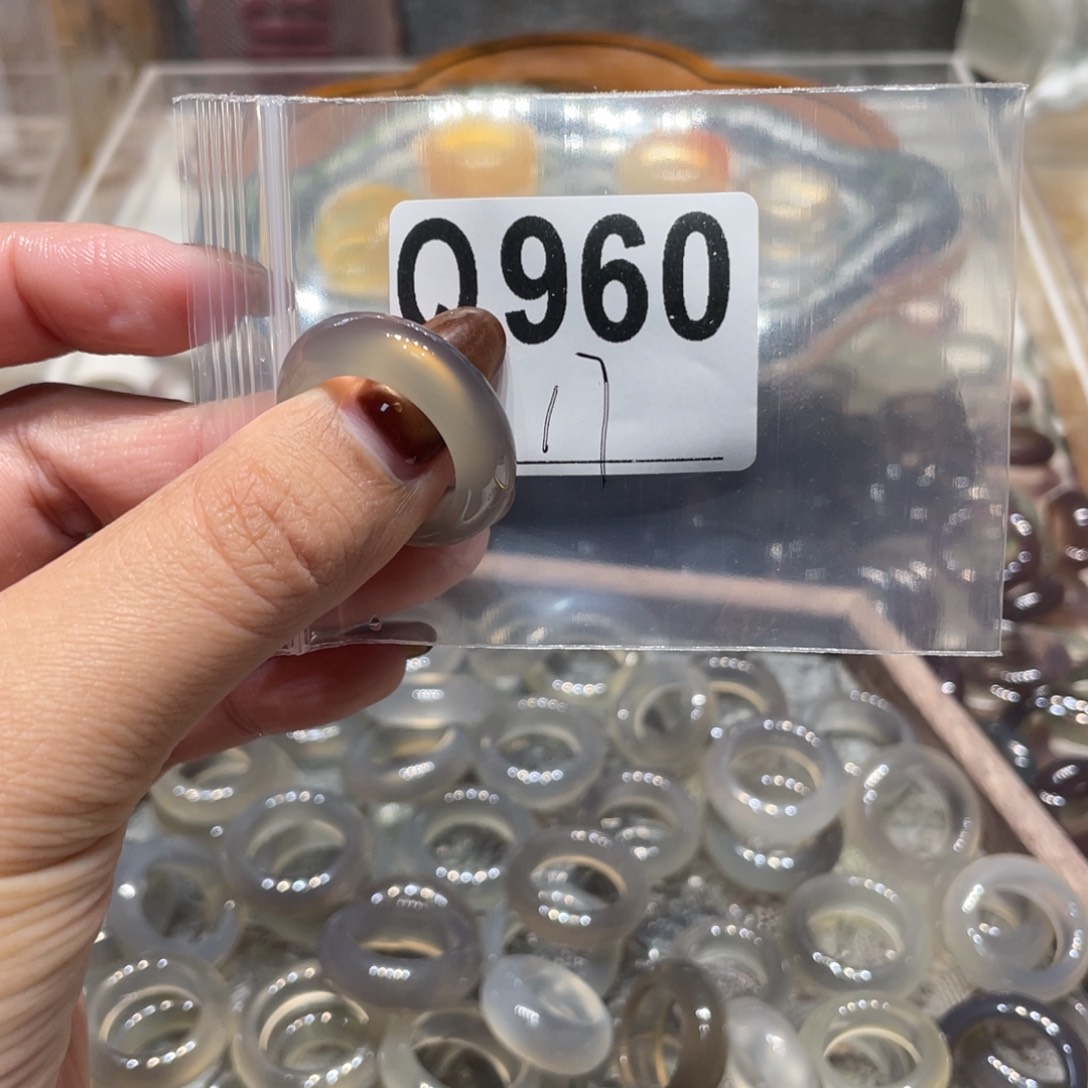 玛瑙/玉髓未镶嵌戒指960