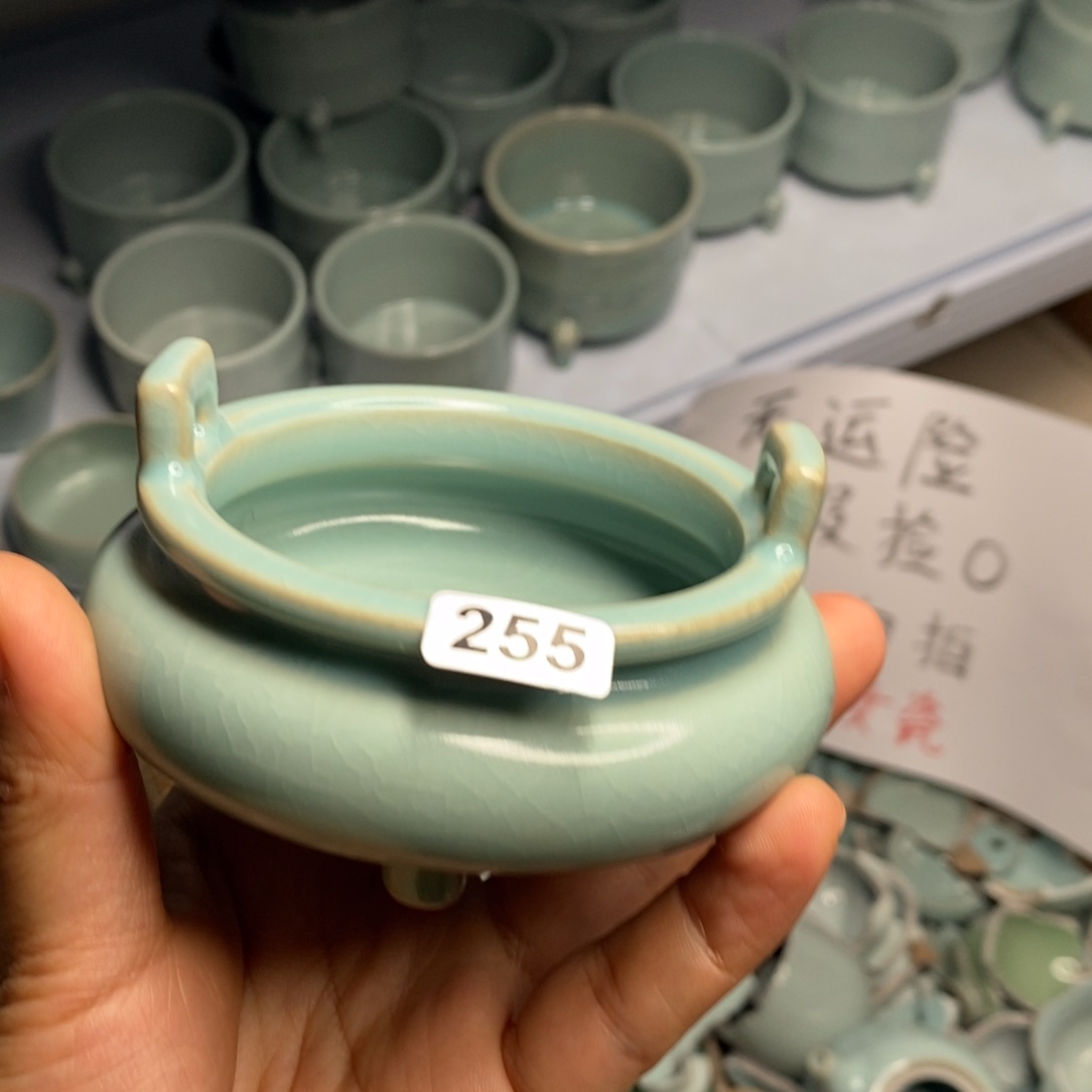 瓷片汝州原矿原釉255