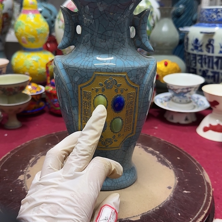 摆件工艺品瓷片装饰