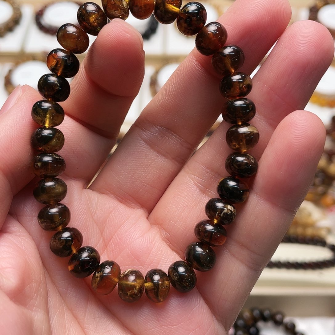 未镶嵌琥珀裸石八随机多样发货